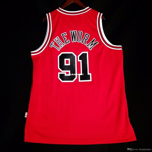 

100% stitched dennis the worm rodman #91 soul hwc wholesale jersey 52 - mens vest size xs-6xl stitched basketball jerseys ncaa, Black;blue