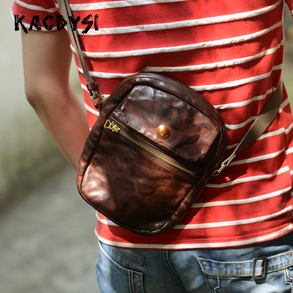 

nature cow leather retro small mens messenger bag luxury real skin male cross shoulder bag fashion classic sling