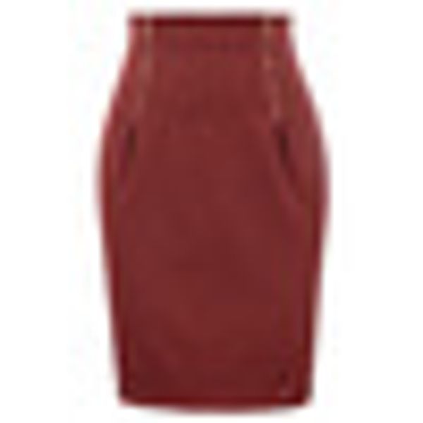 

2019 new women's high waist hips-wrapped swallow gird pattern bodycon pencil skirt, Black