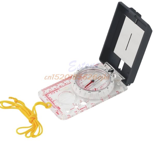 

compass scouts outdoor camping mini ruler map scale mirror navigation kits #h030#