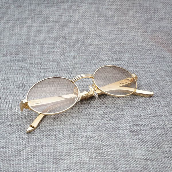 

stainless steel round sunglasses men vintage golden sun glasses shades clear glasses gold frame gafas oculos goggles, White;black