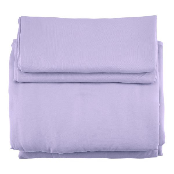 2019 Set Microfiber Light Purple Solid Color Duvet Cover Pillow Set Microfiber Light Purple Solid Color