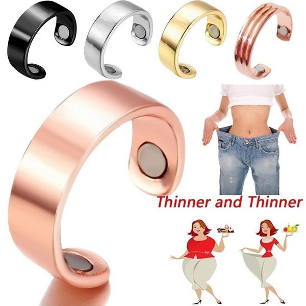 

28 days natural fat burning fashion micro magnetic weight loss ring fat burning slimming finger ring health acessories