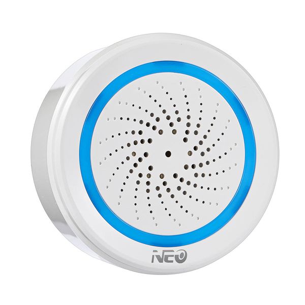 

868.4mhz z-wave sensor usb siren light sound alarm system detector 500series