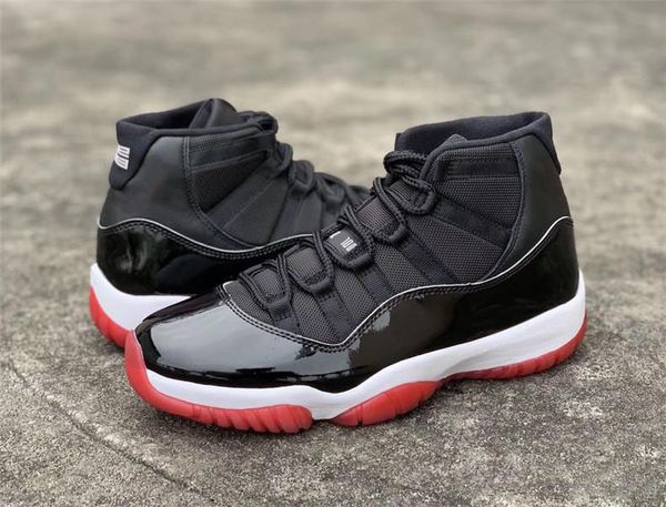 

2019 релиз аутентичные 11 og бред обувь мужчины баскетбол черный белый varsity красный классические 11s ретро мужские спортивные кроссовки 3