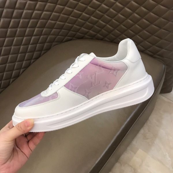 

sneakers leather luxury trend multicolor men's 2020 spring and autumn fashion casual wild low-breathable running shoes6