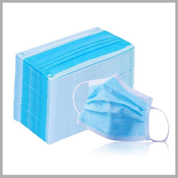 

купить унисекс 3 слоя одноразовая маска антипылевой туман рот муфель maschere антибактериальные маски для лица дышащая крышка рта по дешевке