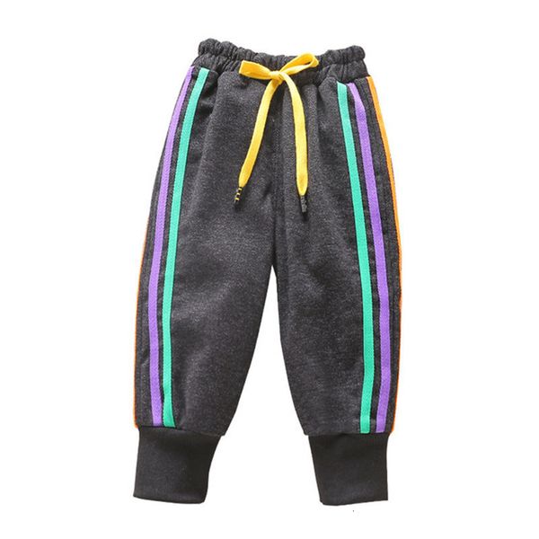 

autumn winter children trousers fashion plus velvet thicken casual pants for girls stripe fashion toddler boys pants 2 3 4 5 6 y, Blue