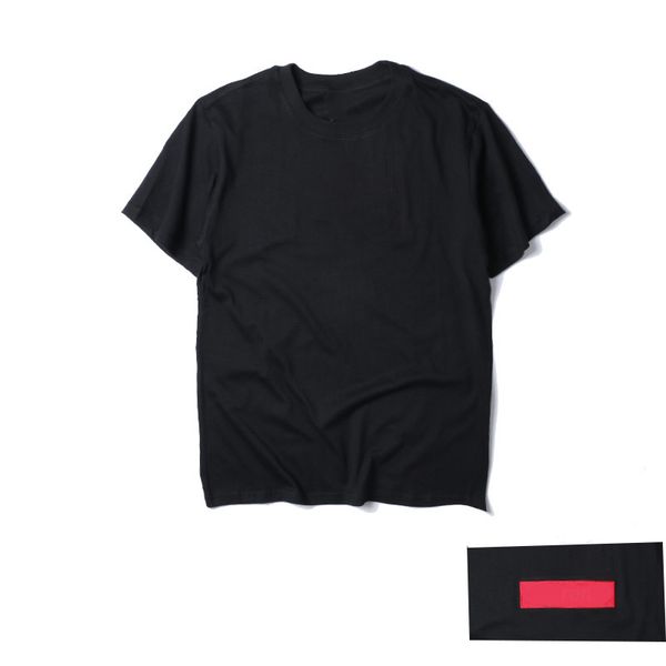 

мода марка tshirt мужские футболки конструктора вышивки буквенные печать мужчины повседневная вокруг шеи женщины тенниска рубашки лето tee т, White;black