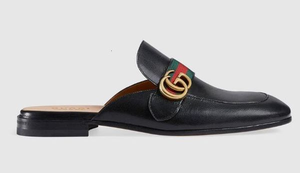 

2019 men moccasins princetown leather slipper loafers lace ups monk straps boots slippers drivers sandals slides sneakers dress run shoes, Tan;black