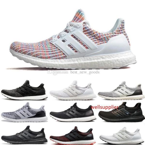 

ub дешевые 3.0 4.0 мужские женские тройные белые черные кроссовки ultra men run shoes спортивные кроссовки кроссовки eur 36-45
