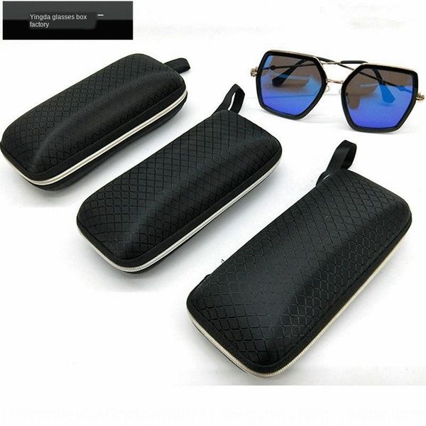 

high-end case sun case classic black square box men's eva handsome sun glasses portable glasses box