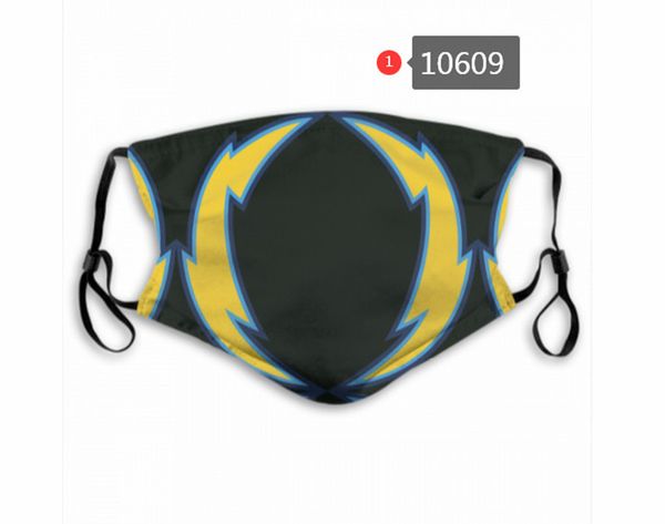 

ncaa football patches face covering washable adjustable reusable mask party safe outdoor sports dust proof breathable face masks printing