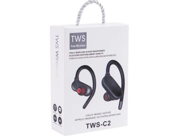 

Tw c2 wirele earphone 5 0 bluetooth port earhook headphone wirel blutooth for iphone am ung huawei i12 i60 i80