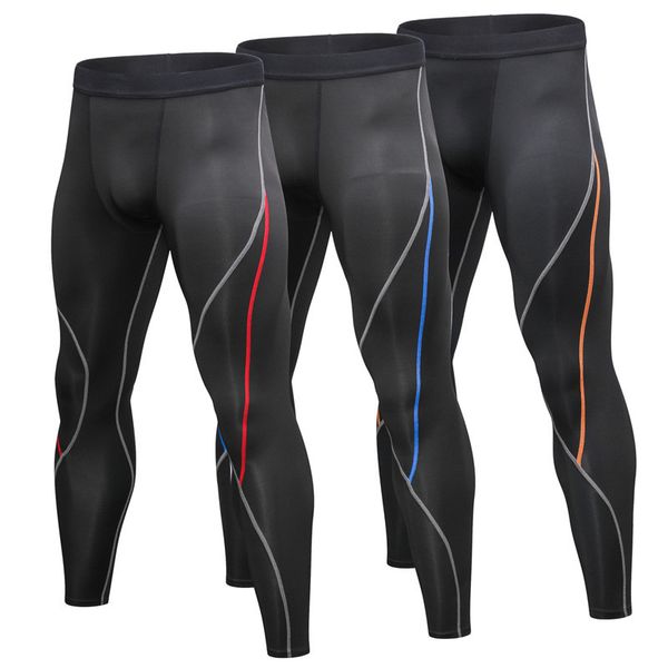 

мода компрессионные чулки и колготки фитнес-центр legging высокая упругие спортивная quick dry patckwork бег брюки мужчины голеностопного дл