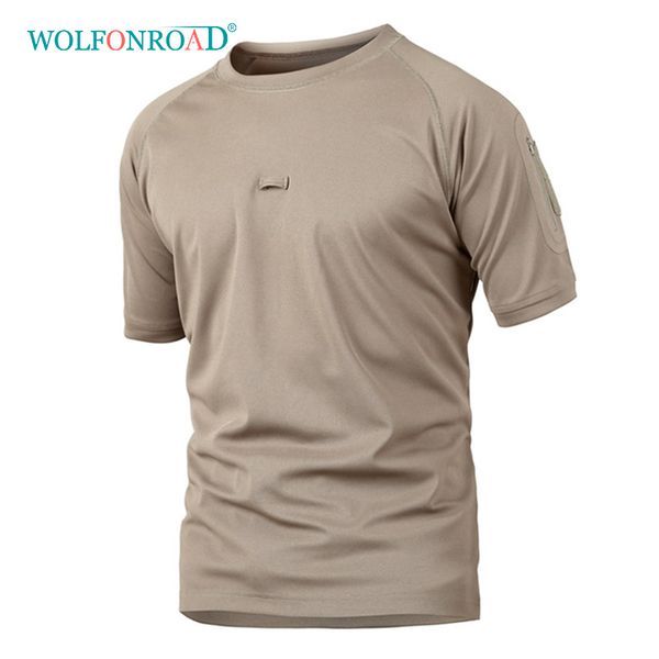 

wolfonroad men army shirt outdoor quick dry hiking t shirt tactical short sleeve male sport camouflage shirts -ycxl-01, Gray;blue