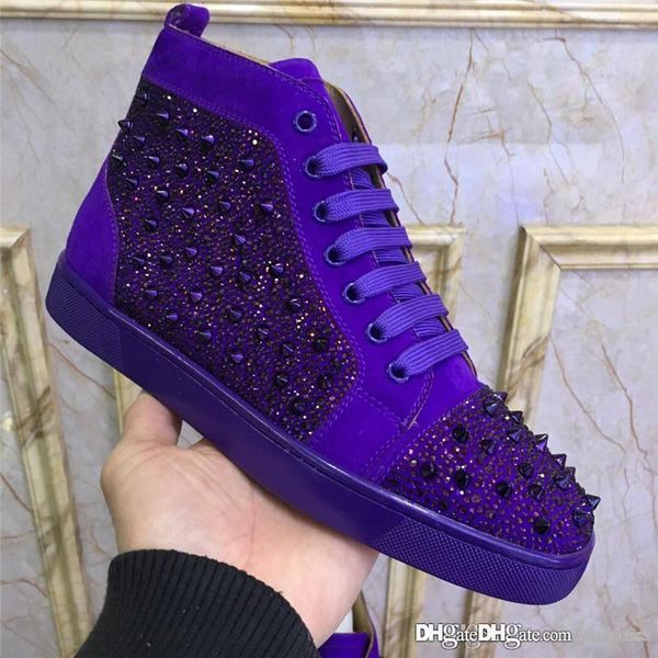 

Ver ion chri ti loubou new bip bip rantu orlato multi tra high red bottom neaker hoe trainer with original box