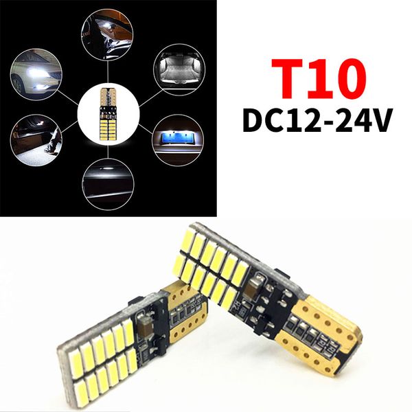 

24smd car side light car wedge light parking tail durable dashboard for reverse lamp