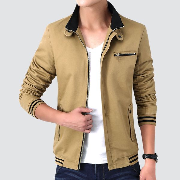 

new 2019 jacket men fashion casual loose mens jacket sportswear bomber mens jackets and coats, Black;brown