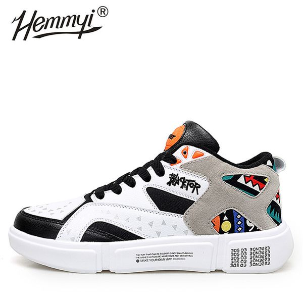 

hemmyi 2019 men's casual shoes breathable casual male shoes women pu microfiber non-leather couple size 35-45, Black