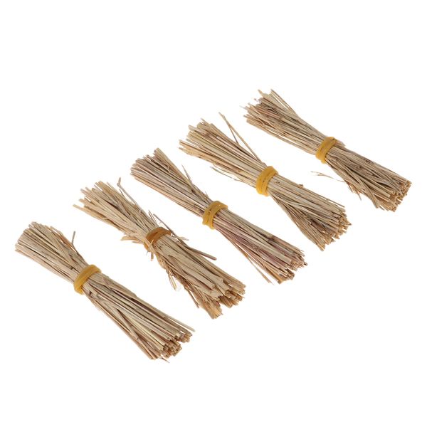 

5 kits miniature thatch straw grass for 1/12 dolls house kitchen room garden decoration