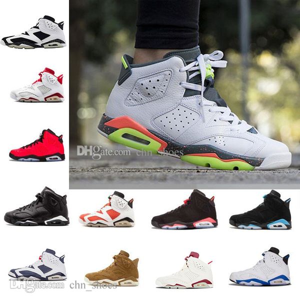 

2019 bred 6 6s mens basketball shoes infrared 23 3m reflective bugs bunny tinker black cat men sport sneakers designer