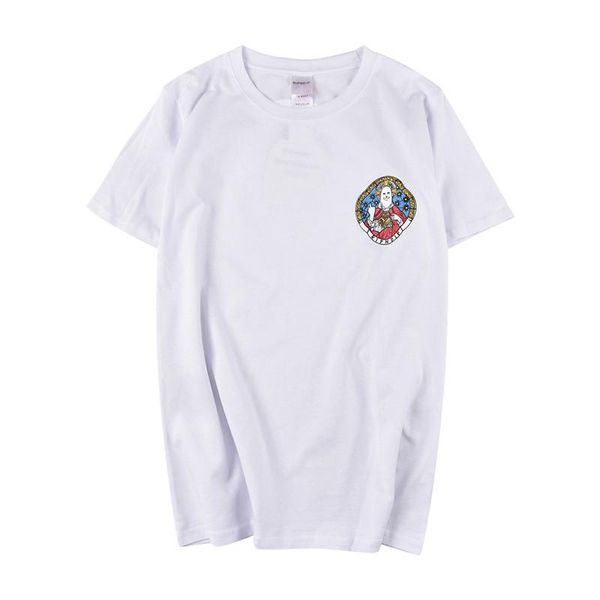 

2020 ripndip t shirt men wome version summer 100% cotton character cat t-shirts rip n dip couple tees ripndip t shirt, White;black