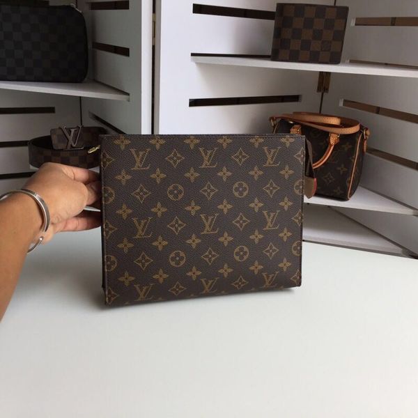 

Toiletry pouch 26 mall bag fa hion women men luxury de igner handbag leather handbag with original box