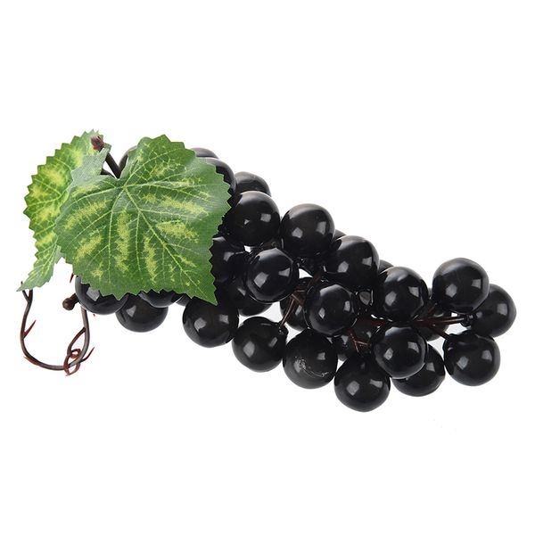 

fashionsoft plastic burgundy bunch simulation grapes fruit home decoration