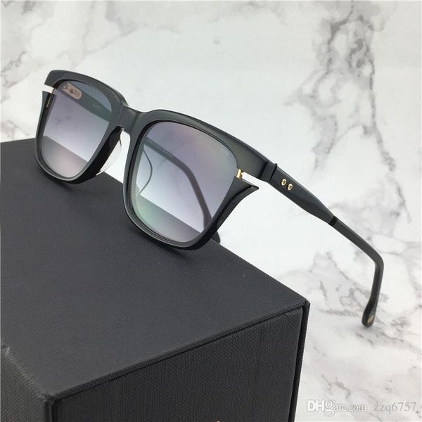 

new fashion sunglasses men design metal vintage sunglasses ave shion style square frame uv 400 lens with case, White;black