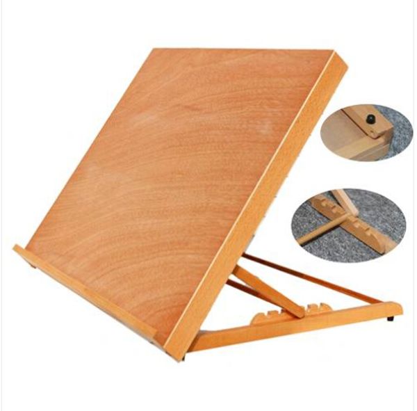 

wholesales hj-a2 portable sketch table drawing table burlywood
