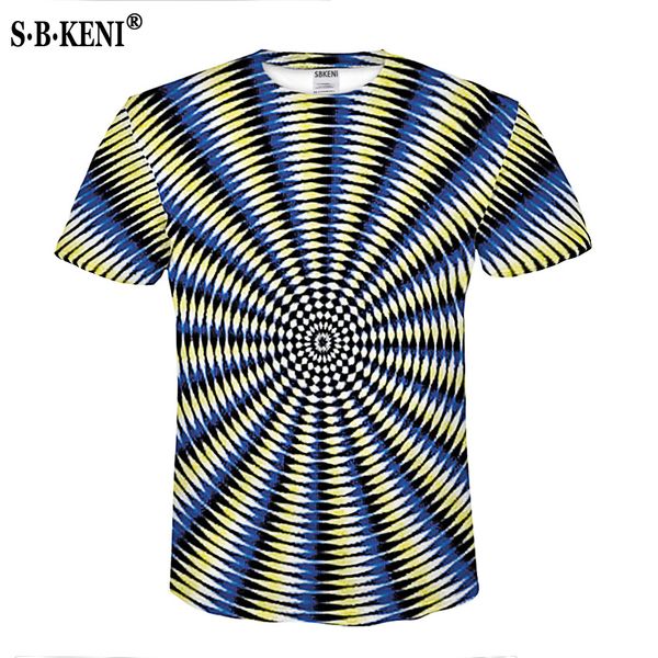 

2018 vortex 3d t shirt men women whirlpool print funny summer hip hop streetwear camisetas hombre tee shirt homme, White;black