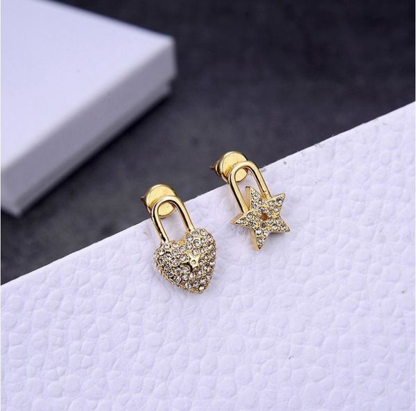 

2020 hot sale new fashion асимметричные серьги star love серьги маленькие и изысканные высококачественные ежедневные офисные подарки для веч, Silver