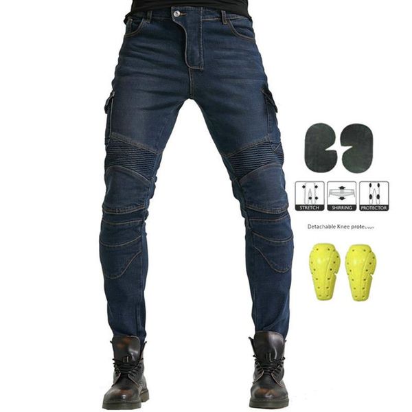 

summer motorcycle riding pants moto pantalon jeans protective pants motocross racing denim jeans with mesh 4 x knee hip pads