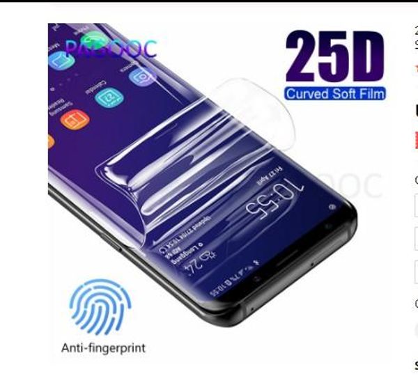 

25d curved edge cover protective film for samsung galaxy note 8 9 s7 edge s8 s9 s10 plus lite s10e screen protector not glass newstore news