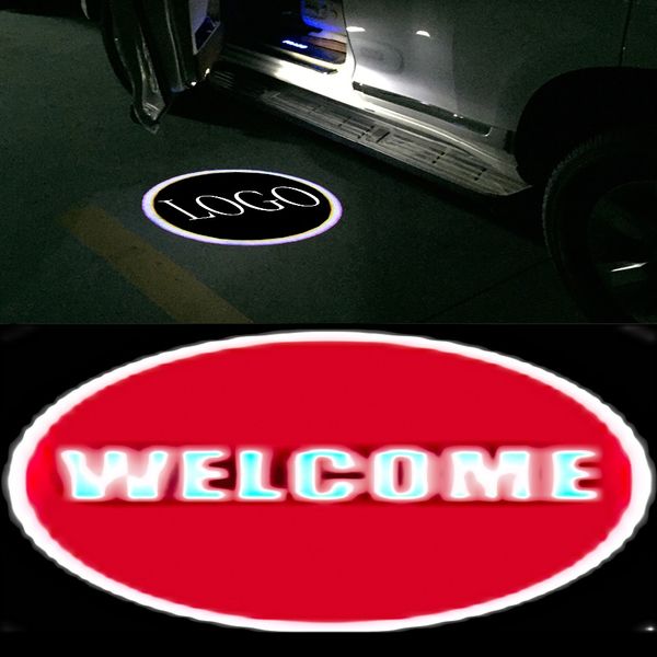 

maxup 1pair for red welcome logo led laser lamp projector welcome light suitable for car doors decoration universal all cars