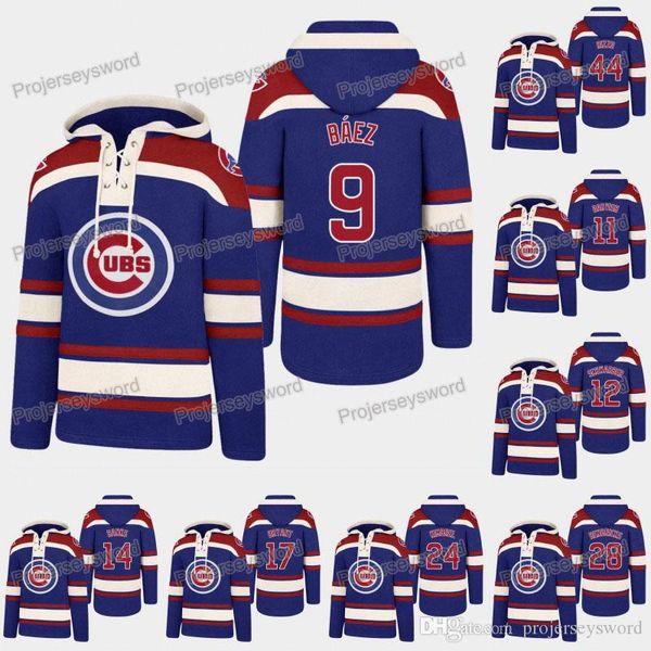 

Chicago Javier Baez Cubs Superior Lacer Hoodie Nicholas Castellanos Yu Darvish Kyle Schwarber Ernie Banks Kris Bryant Craig Kimbrel Jerseys