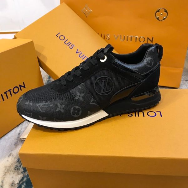

fast delivery spring new high-end luxury men's casual sports shoes fashion design brand platform men's shoes vintage pattern size, Black