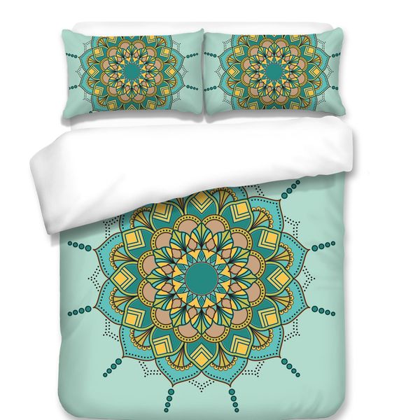 

dreamns bohemen classic nordico mandala duvet cover with pillowcase twin full  king single double size bedding