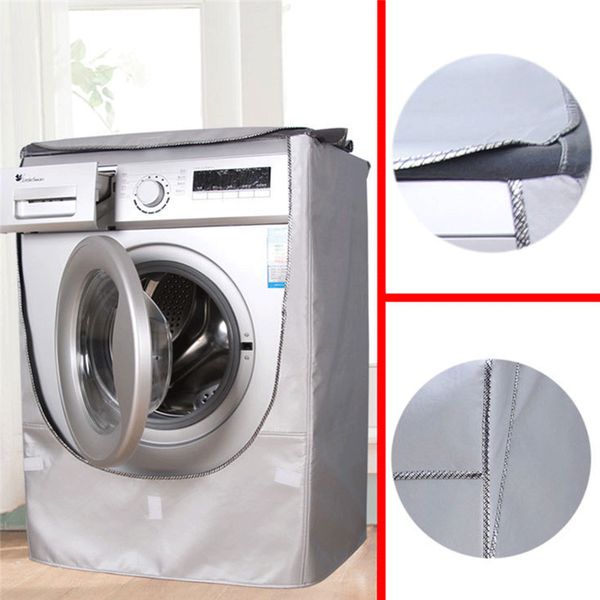

waterproof washing machine zippered dust guard cover protection front cover hot
