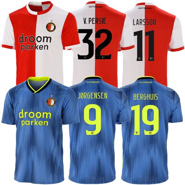 

2019 20 feyenoord v. persie mens soccer jerseys toornstra jorgensen home away football shirts vilhena clasie larsson berghuis soccer shirts