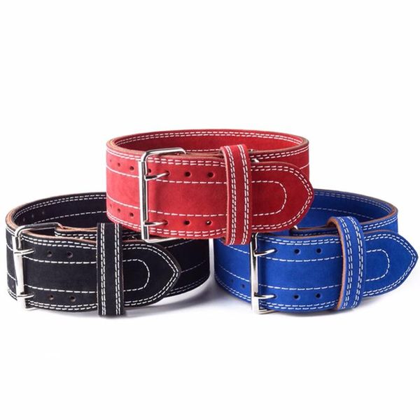 

heavy duty cowhide weighlifting belt crossfit fitness gym belt weight lifting barbell musculation powerlifting gym equipment