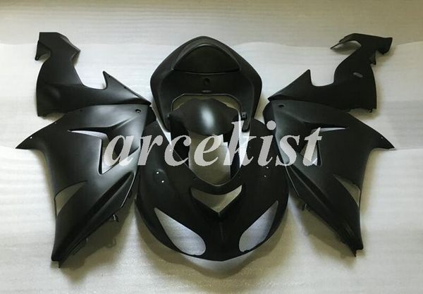 

новые abs для мотоциклов обтекатели комплекты fit для kawasaki ninja zx-10r 2006 2007 06 07 body установлен матовый черный