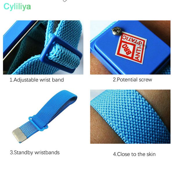 

Cordle wirele clip anti tatic anti tatic e d wri tband wri t trap di charge cable for electrician ic plcc worker