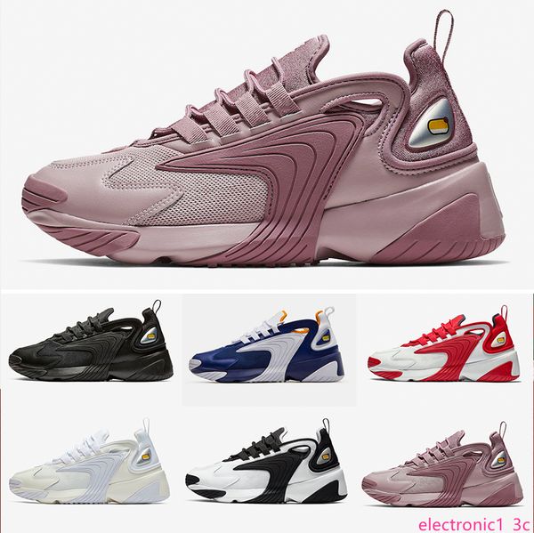 

white red m2k tekno zoom 2k men women running shoes creamy white race red royal blue designer sports ssneakers mens trainer 36-45, Black;green