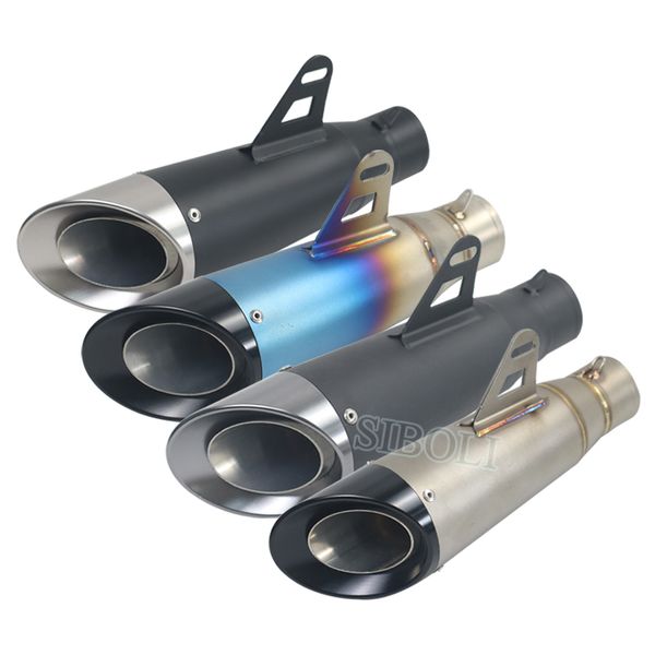 

51mm motorcycle sc gp project exhaust muffler steel exhaust racing sport pit dirt motorbike pipe for yamaha