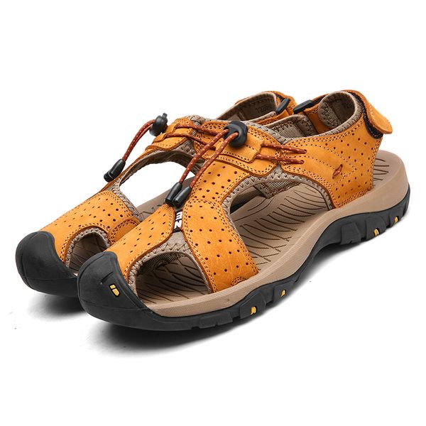 

sandals summer toe for casual on man gladiator plage sandalias italian comfort mens shoes cuero luxury de sandal white breathable male, Black