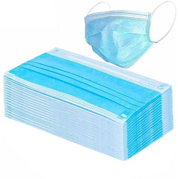 

200 pcs 3 layer disposable masks protective face mouth masks anti ncov pm2.5 influenza bacterial facial dust-proof safety masks
