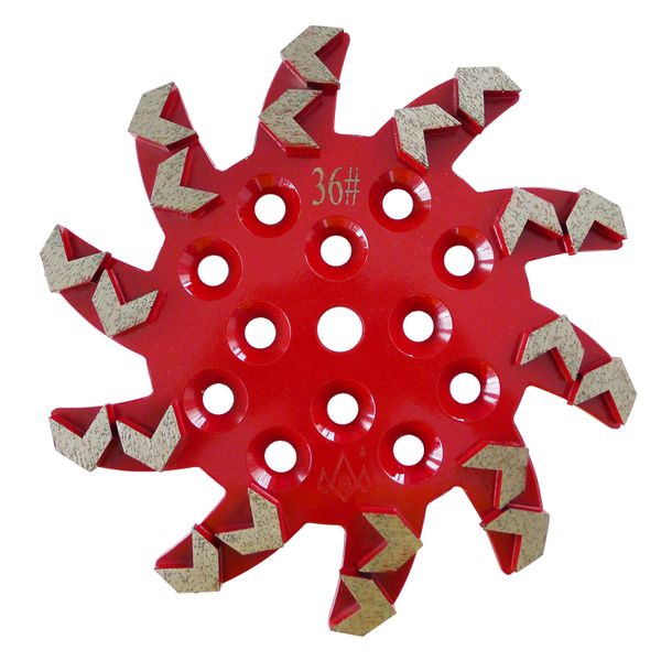 

1 piece 10 inch d250mm sharp diamond grinding cup wheel with 20 arrow segments diamond grinding plates for concrete and terrazzo floor