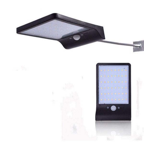 

450lm 48 led solar power street light pir motion sensor lamps garden security lamp outdoor street waterproof wall lights